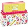 Hallmark Whimsical Designs Assorted Note Cards With Caddy, Box Of 30