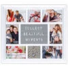 Malden Photo Collage Letterboard White Picture Frame, 18.5x16.5
