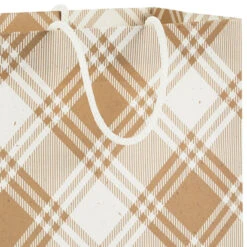 Hallmark Christmas Kraft 8-Pack Holiday Gift Bags, Assorted Sizes And Designs -Elegant Home Decor Deals Store White on Kraft Paper Assortment Christmas Gift Bags 5XGB1417 05