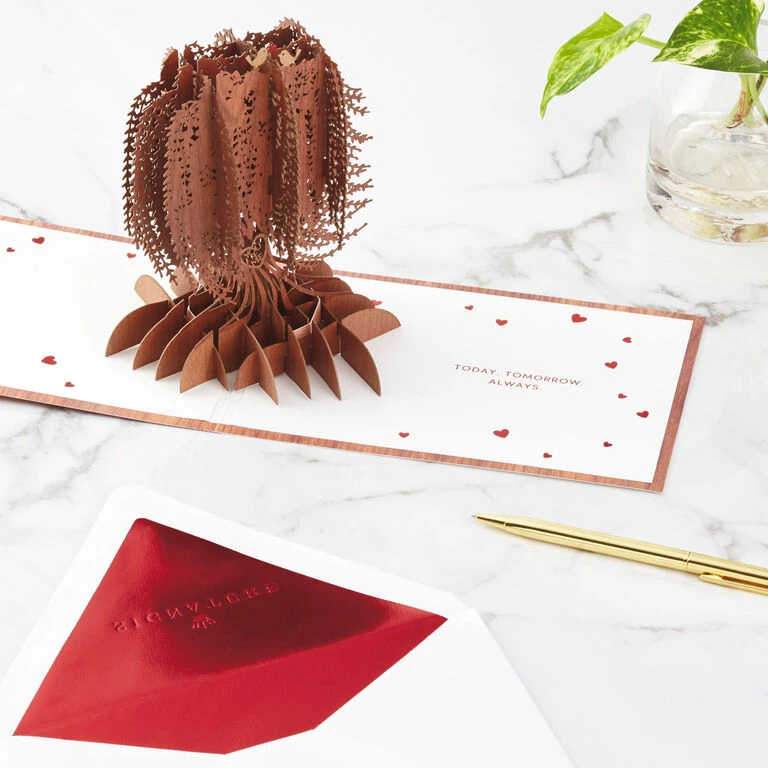 Hallmark Willow Tree You And Me Always 3D Pop-Up Love Card 6 Hallmark Willow Tree You And Me Always 3D Pop-Up Love Card - Image 6