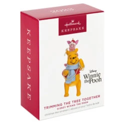Hallmark Disney Winnie The Pooh Trimming The Tree Together Ornament -Elegant Home Decor Deals Store Winnie the Pooh and Piglet Keepsake Ornament 1899QXD6549 04
