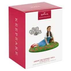 Hallmark The Wizard Of Oz™ Under The Poppies' Spell Ornament -Elegant Home Decor Deals Store Wizard of Oz Dorothy in Poppies Keepsake Ornament 2199QXI6107 04