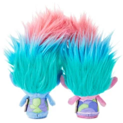 Hallmark Itty Bittys® DreamWorks Animation Trolls World Tour Satin And Chenille Plush, Set Of 2 -Elegant Home Decor Deals Store itty bittys Trolls World Tour Satin Chenille Stuffed Animals Set 1KDD1982 03