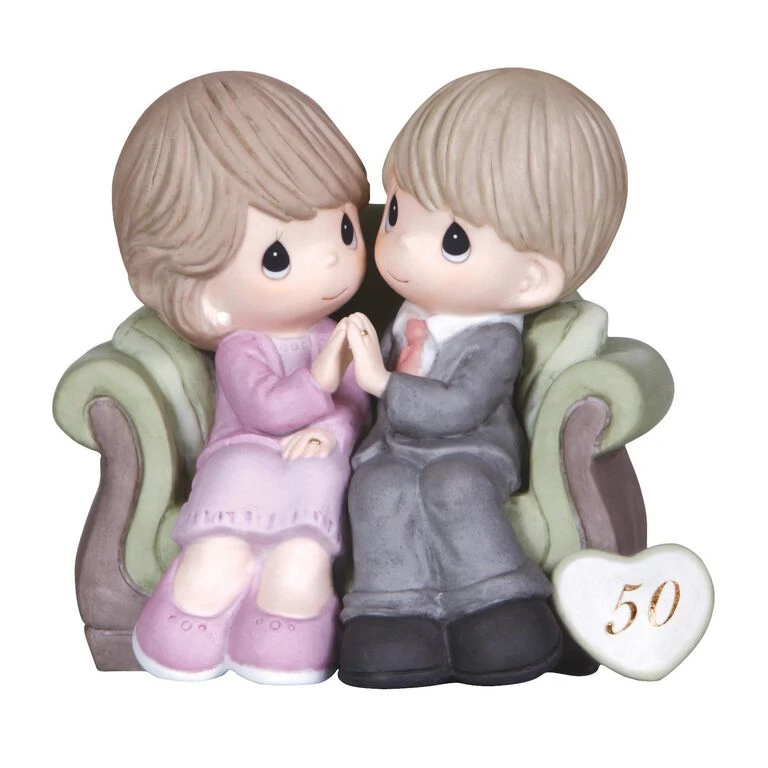 Precious Moments Through The Years 50th Anniversary Figurine 1 Precious Moments Through The Years 50th Anniversary Figurine