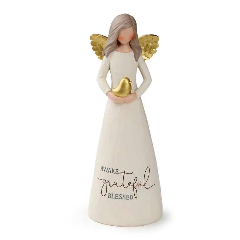 Elegant Home Decor Deals Store -Elegant Home Decor Deals Store Blossom Bucket Awake Grateful Blessed Figurine 226613064 01